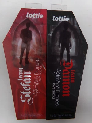 NEW Lottie-Vampire Diaries Love Sucks-Team Stefan & Damon Eyeshadow Palette Set - Image 1 of 4