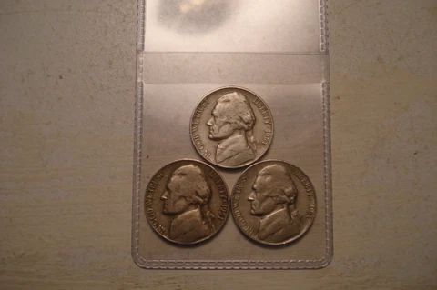 1951-P-D-S JEFFERSON NICKELS (E4) Cover