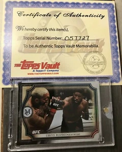 2018 Topps Museum Collection Curtis Blaydes #38 RC 1/1 Blank Back - Picture 1 of 5