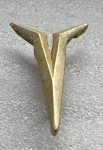 1961? Plymouth Fury Gold Metal Emblem Ornament 1904305 OEM Mopar - Picture 1 of 9