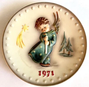 M.J. Goebel Hummel Himmlischer Engel 1971 Teller NEU! - Bild 1 von 2