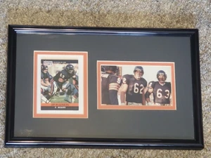 Chicago Bears Jay Hilgenberg #63 Framed Autographed Card and Original Photo - Picture 1 of 6