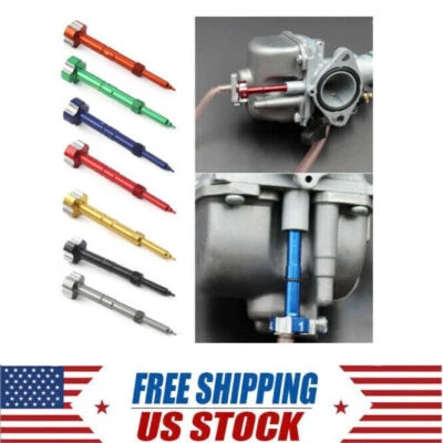 Para Honda Mezcla de Combustible Tornillo Motor ATV Fcr Carburador de Aire Fácil Ajuste Rojo Foto 1 de 4