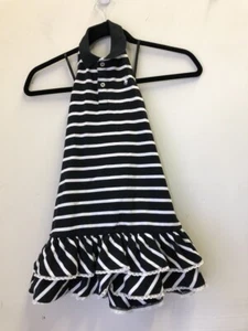 Ralph Lauren Girls Nautical Blue Stripe Dress Size 5 or 6X - Picture 1 of 3