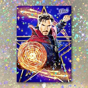 Doctor Strange Holographic Star Role Sketch Card Limited 2/5 Dr. Dunk Signed Art - Imagen 1 de 2