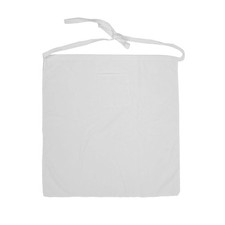 Kitchen Ware Chef Half Bistro Apron with Center Divide Pocket-White Cp