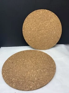 8" CORK MAT FLOWER POT SAUCER TROPICAL Furniture/Sill Protection - Picture 1 of 5