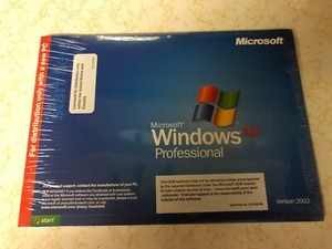SEALED - New in Pack Microsoft Windows XP Professional Version 2002(no key)