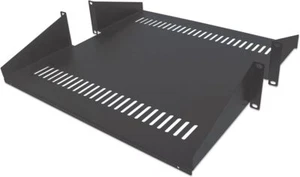 Intellinet zweiseitiger Fachboden für Laborgestelle 19" - 48,3cm Schwarz B-WARE - Afbeelding 1 van 1
