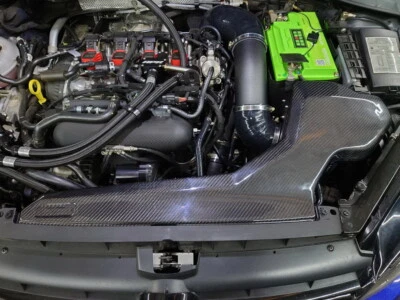 Set D'Admission D'Air En Carbone Pour VW Golf VII GTI R 2.0 TFSI TSI Audi S3 8V - Photo 1/4