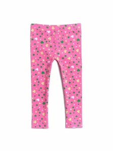 Way to Celebrate St. Patrick's Day Pink Shamrock Leggings Size 2T - Picture 1 of 1