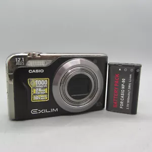 Fotocamera digitale Casio Exilim EX-H10 12,1MP nera testata - Foto 1 di 8