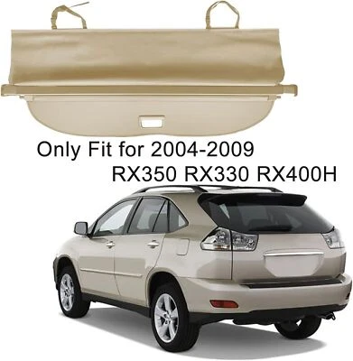 Rear Trunk Security Cargo Cover Shade Shield For 2004-2009 Lexus RX RX350 RX400H Foto 1 de 4