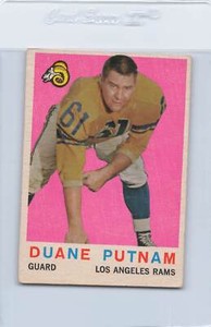 1959 Topps #67 Duane Putnam Rams EX *DA-A7310