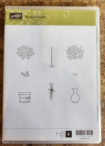 Stampin' up! Conjunto Ramo Ramo - Florero Flores - PEQUEÑA Pájaro Ardilla Nunca Usado. - Imagen 1 de 3