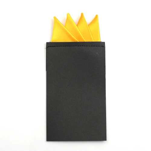 10 Шт. мужчин твердого простоя карман квадратный носовой платок предварительно сложить свадьбы вечеринки носовой платок - Изображение 1 из 1