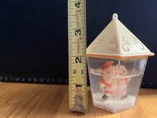 Vintage Plastic Santa Snow Globe