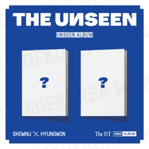 Álbum SHOU X HYUNGWON THE UNSEEN & SEEN versión Juego de productos oficiales de K-POP - Imagen 1 de 6