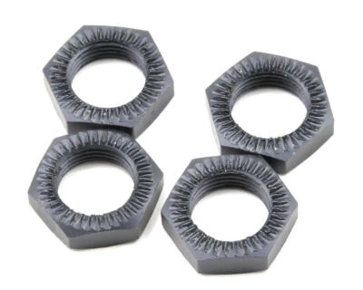 Tekno RC Serrated Wheel Nut Set (Gun Metal) (4) [TKR5116] - Image 1 of 2