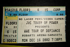 12/16/2002 WWF WWE  Used Ticket Stub TOUR OF DEFIANCE SARASOTA, FLORIDA