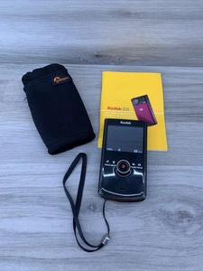 Kodak Zi8 High Definition Pocket Video Camera With SD Card, Case And Manual - Picture 1 of 13