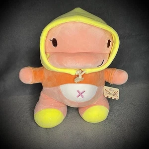 Peluche Kenji Yabu Pink Rex - giocattolo dinosauro morbido - idea regalo carina da collezione - Foto 1 di 20