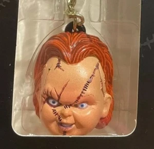 Child's Play Seed of Chucky Sculpted Head Key Chain Trick Or Treat Studios - Picture 1 of 2