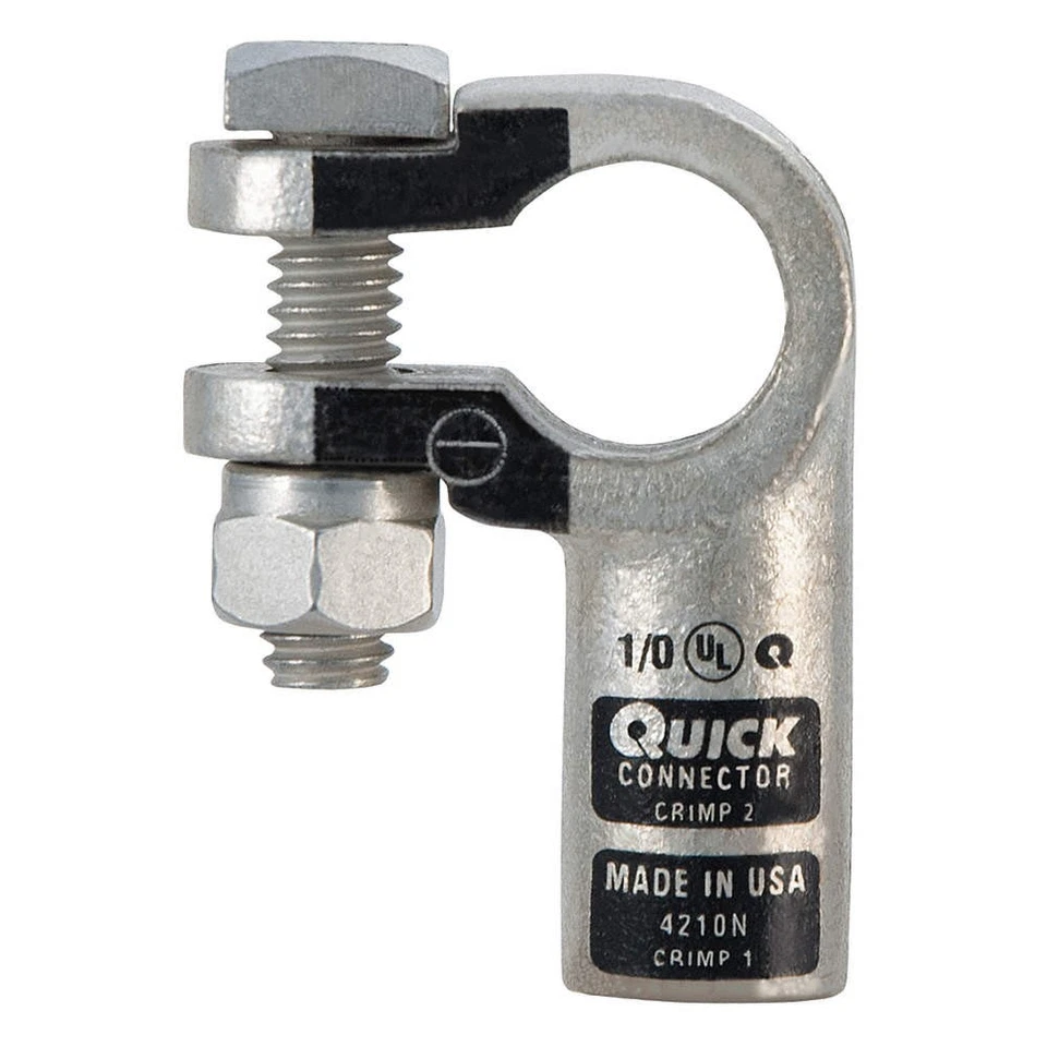 FUSION 4210N Battery Terminal,Left Elbow,Crimp 25KC93 - Image 1 of 1