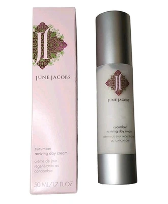 Crema de día June Jacobs Cucumber Reviving 1,7 OZ antienvejecimiento NUEVA Foto 1 de 3