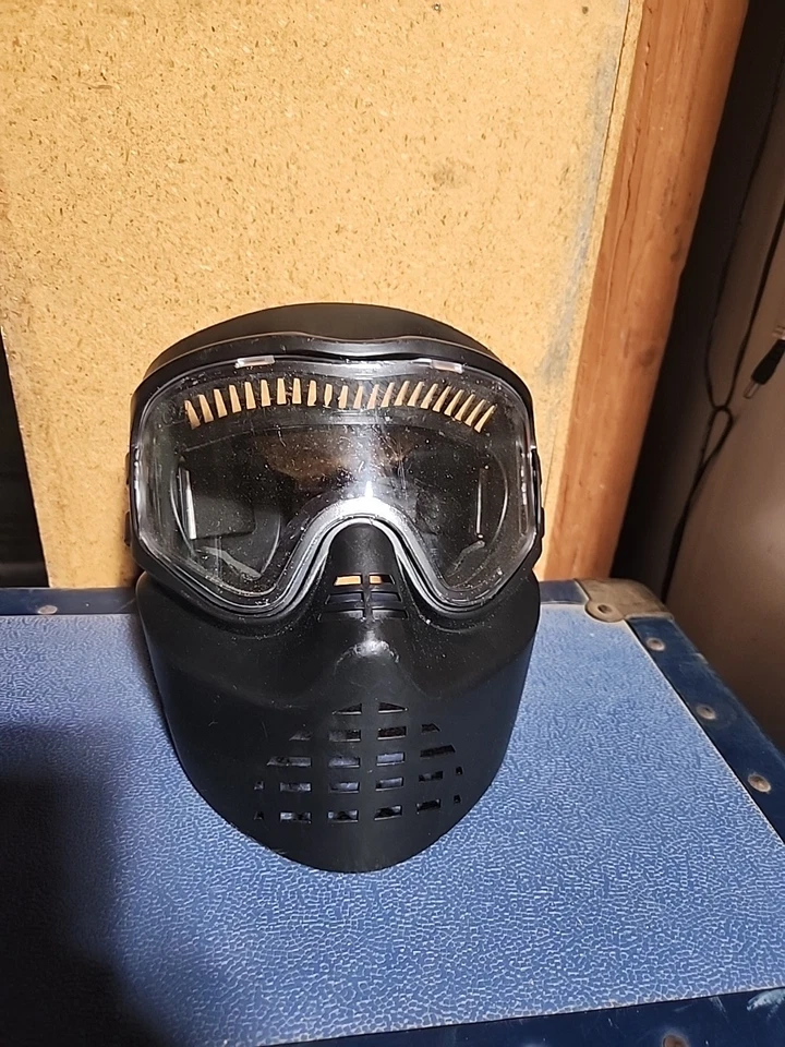 Máscara de Airsoft de Paintball Gen X Global protección facial completa negra sin visera GXG Foto 1 de 3