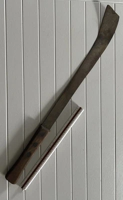 Antique Rustic Village Blacksmith Corn Tobacco Knife Farm Tool 25.5” Long 3 Pin - Image 1 of 4