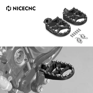 For Suzuki DR650S/SE 1996-2024 CNC Motorcycle Wide Fat Foot Pegs Footrests Pedal - Picture 1 of 11