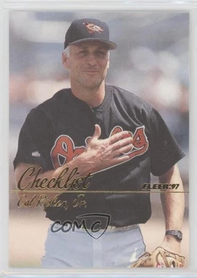 1997 Fleer Team Checklist Cal Ripken Jr #723 HOF - Image 1 of 2