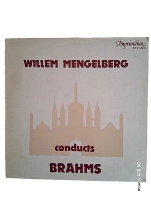 33T 🎶 W. MENGELBERG 🎶 conduct BRAHMS 🎶IMPRIMATUR IMP 2 MONO - Photo 1/4