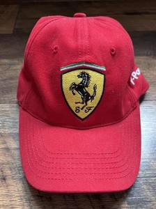Ferrari Shell Marlboro Formula 1 Michael Schumacher F1 Red Vntg Baseball Hat Cap - Picture 1 of 6