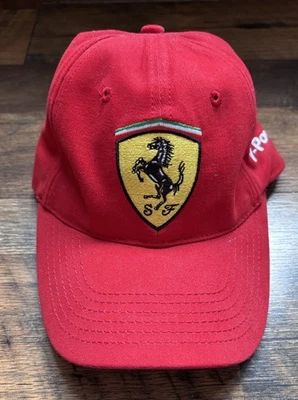 Бейсболка Ferrari Shell Marlboro Formula 1 Michael Schumacher F1 красная винтажная - Изображение 1 из 4