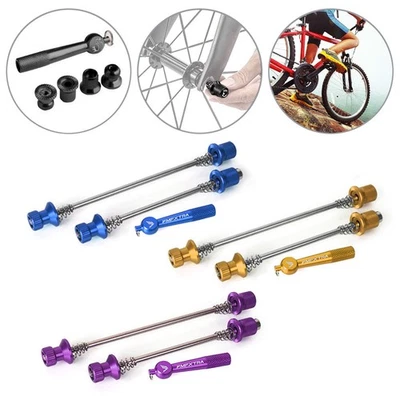 Skewers Wheel Quick Locking Release Security MTB Road Bike Anti Theft New Skewer - Image 1 of 4