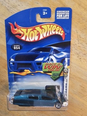 Limusina Syd Meads Sentinel 400 2002 Hot Wheels, verde; primeras ediciones 2002 42/42 Foto 1 de 4