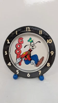 "Reloj vintage de 5,5"" Disney Goofy retroceso años 90 funcionando probado" Foto 1 de 4