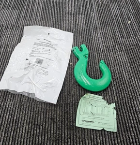 Campbell 5746615 3/8", 8,800 Lb WLL, Quik-Alloy Clevis Sling Hook Green - Picture 1 of 7