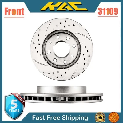 31109 FRONT Brake Disc Rotors for 1992-1993 Mitsubishi Expo - Image 1 of 4
