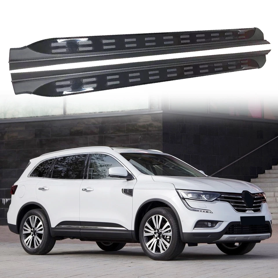 Black Running Board Side Step Pedal Nerf Bar Fits for Renault Koleos 2016-2023 - Image 1 of 4