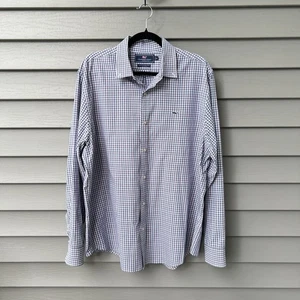 Vineyard Slim Fit Shirt Blue Red Plaid Men's Size XL - Picture 1 of 13
