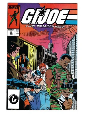 G.I. Joe, a Real American Hero #62 (Marvel Comics August 1987) F+ 6.5 - Image 1 of 3