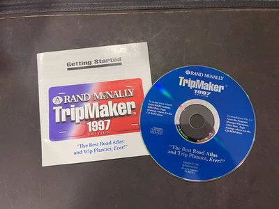 RAND McNALLY Trip Maker 1997 Edition CD-ROM w/ Manual - Image 1 of 2