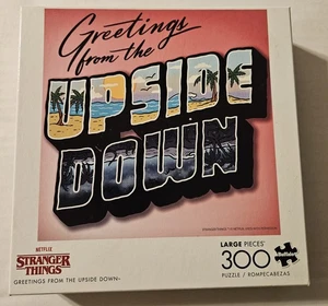 Buffalo Games Stranger Things Greetings from The Upside Down 300 Large Jigsaw - Picture 1 of 3