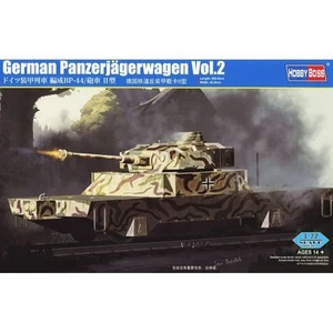 Modellino Treno Carro Tedesco Panzerjägerwagen Vol.2 HOBBY BOSS 82955 1 - Foto 1 di 13