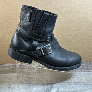 Harley Davidson Herren 11 Addie Zip Motorradstiefel linker Absatz etwas dicker - Bild 1 von 12