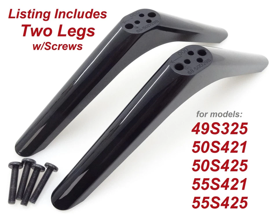 TCL 55s425 50s425 49s325 Stand Legs W/screws - Roku