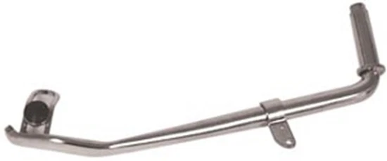 Хромированная боковая откидная подставка Jiffy -1 дюйм для 89-06 Harley Softail 50087-89B - Изображение 1 из 1